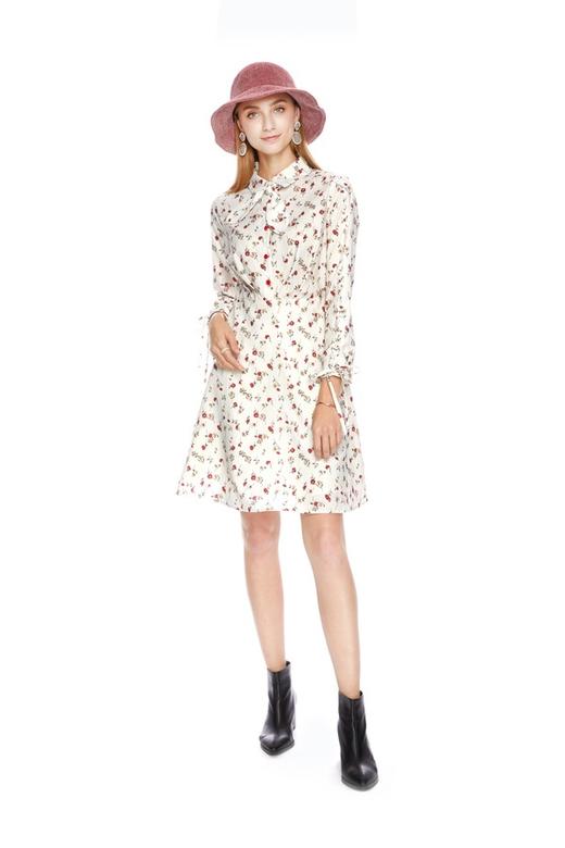 UE 系带碎花连衣裙 3871 商品图0