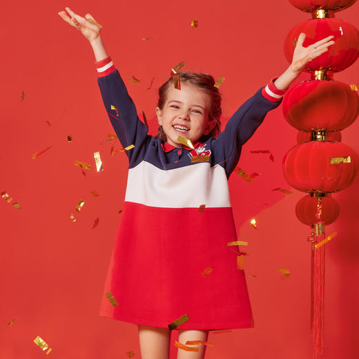 CONVERSE 春 大童 小童 连衣裙 CNVG-DR-D555 商品图1