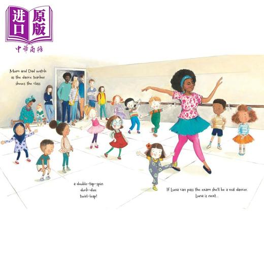 【中商原版】Fiona Lumbers 儿童绘本3册套装 璐娜的图书馆活动日 艺术 跳舞 Luna Loves Library Day Art Dance 英文原版进口 商品图3