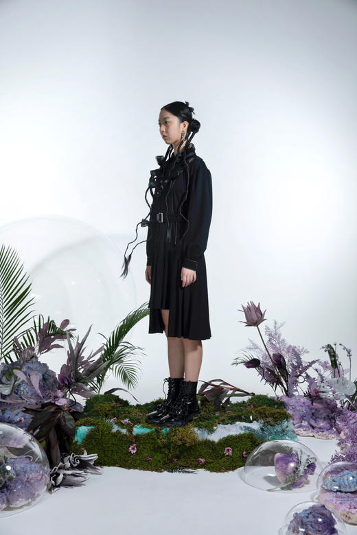 女士梭织连衣裙 商品图1