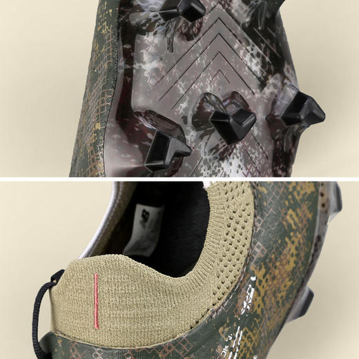 NEWBALANCE/新百伦 NB X STONE ISLAND Furon V7 Pro FG 石头岛NB联名款Furon高端FG足球鞋 迷彩绿 商品图1
