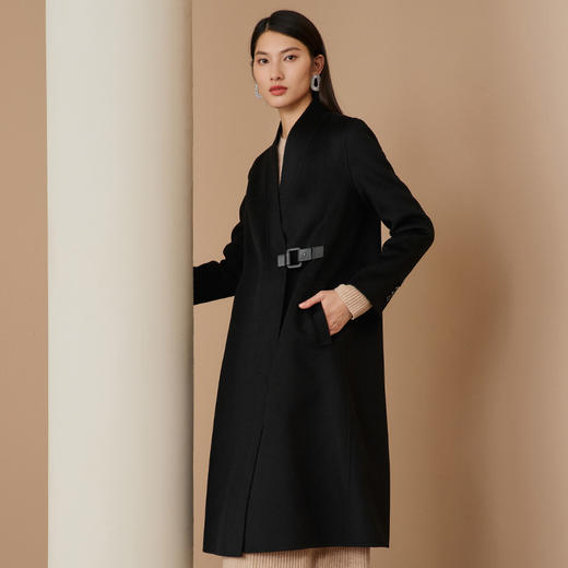 EITIE爱特爱冬季新款时尚气质收腰显瘦大衣女6814522 商品图2