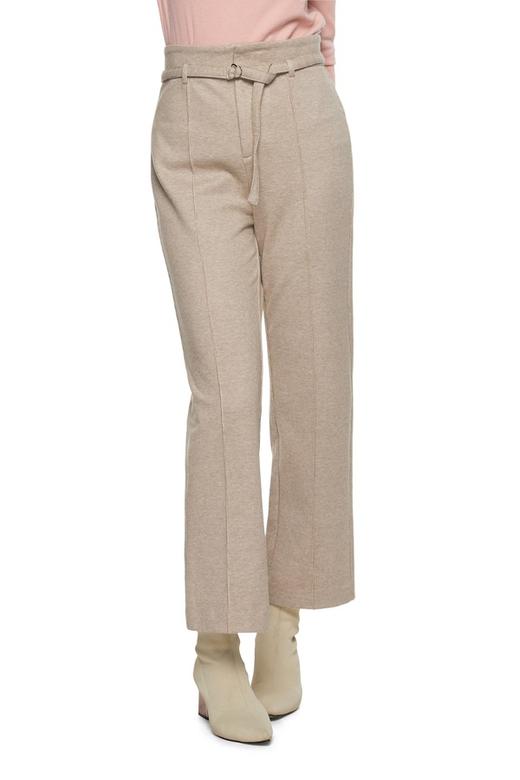 OSA欧莎 简约米色高腰长裤 8620 商品图0