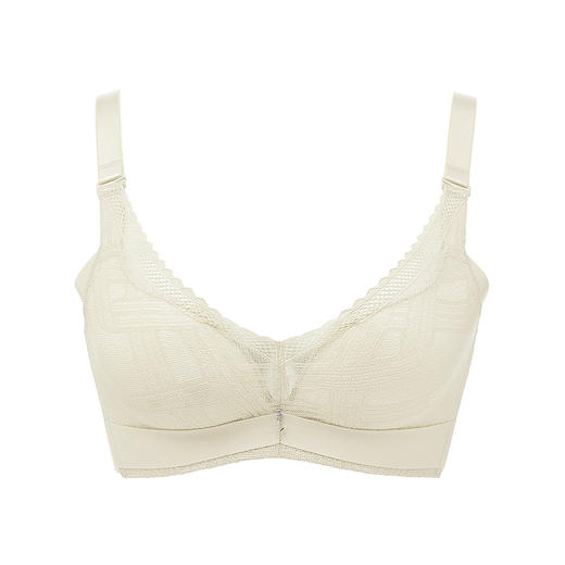 都市丽人舒软挺塑调整型内衣AB:中厚C:薄3/4杯蕾丝塑身文胸四排树脂胶圈LJ3AA1 商品图6