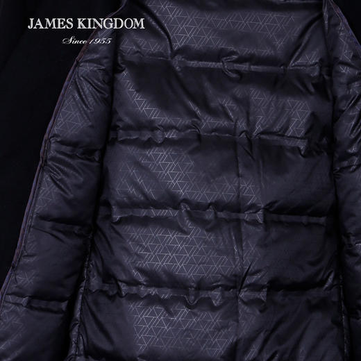 【绵羊毛羽绒大衣 特价清仓】占姆士冬季男士商务羽绒毛呢大衣外套内胆可拆卸新 商品图1