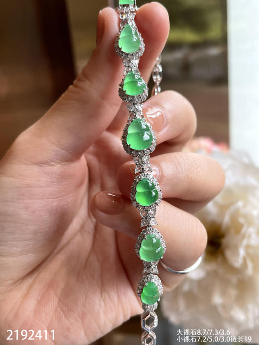 2192411，玻璃葫芦手链。具体价格微信咨询 商品图6