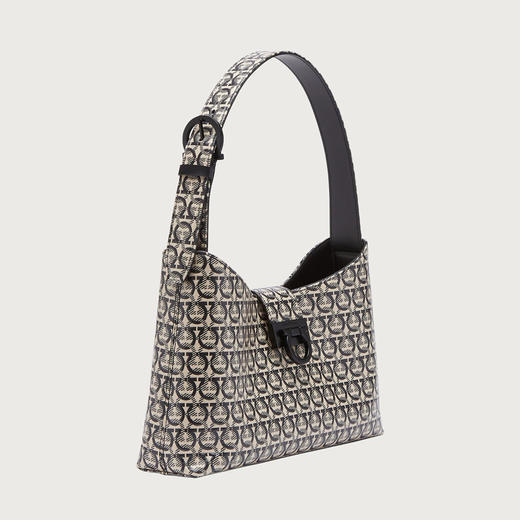 FERRAGAMO 菲拉格慕 女士Trifolio 系列皮革斜挎单肩包 混色 21 1380 748197 商品图1