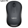 罗技（Logitech）M220 轻音鼠标 无线鼠标 办公鼠标 对称鼠标 带无线微型接收器 灰黑色 商品缩略图0