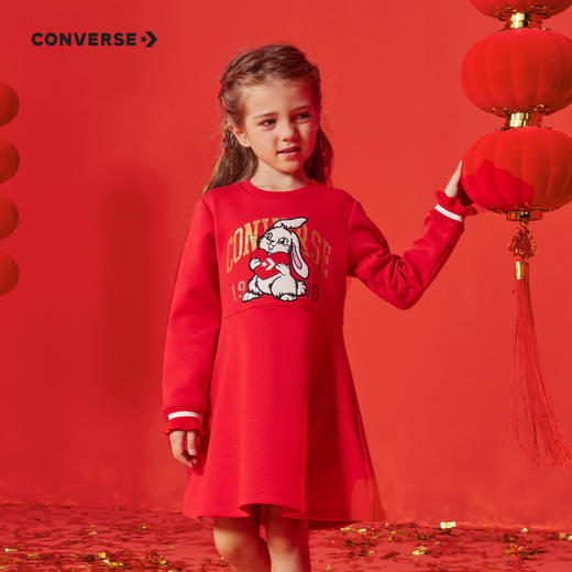 CONVERSE 春 大童 小童 连衣裙 CNVG-DR-D554 商品图0