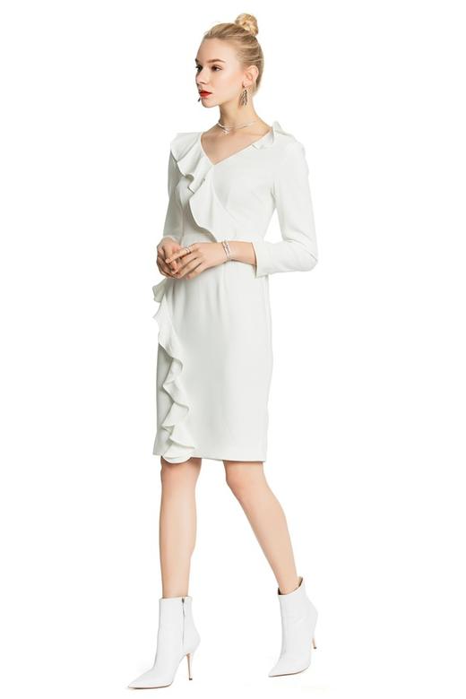 OCTAVIA 荷叶边装饰连衣裙 3945 商品图1