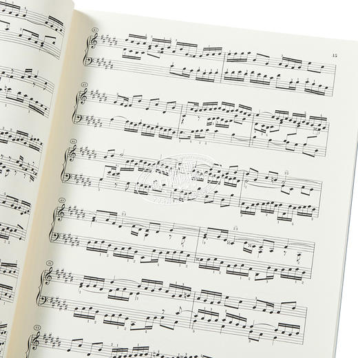 【中商原版】The Well Tempered Clavier Part I BWV 846 869 进口艺术 巴赫十二平均律集 钢琴独奏带指法 商品图3