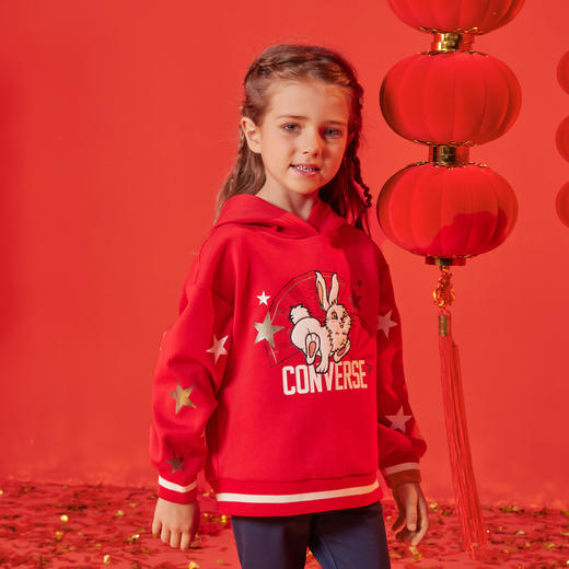 CONVERSE 春 大童 小童 婴童 卫衣 CNVG-PO-D551 商品图1