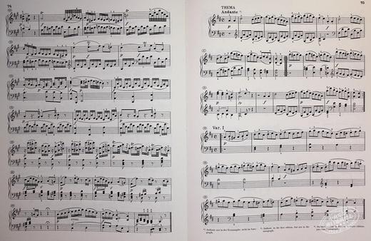 【中商原版】Piano Sonatas Volume I 进口艺术 莫扎特钢琴奏鸣曲集I 钢琴独奏带指法 商品图4