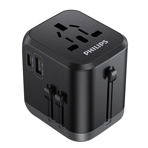 飞利浦双口全球通用旅行4USB插座SPS1004B93 商品图4