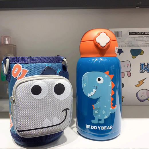 【品牌直发】杯具熊四叶草口袋动物生肖系列口袋杯 保温杯 630ml新款闪电龙 商品图8