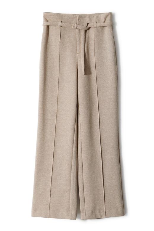 OSA欧莎 简约米色高腰长裤 8620 商品图4