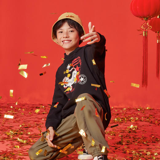 CONVERSE 春 大童 小童 卫衣 CNVN-PO-D689 商品图4