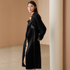 EITIE爱特爱冬季新款气质羊毛长款收腰系带毛呢大衣6814532 商品缩略图1