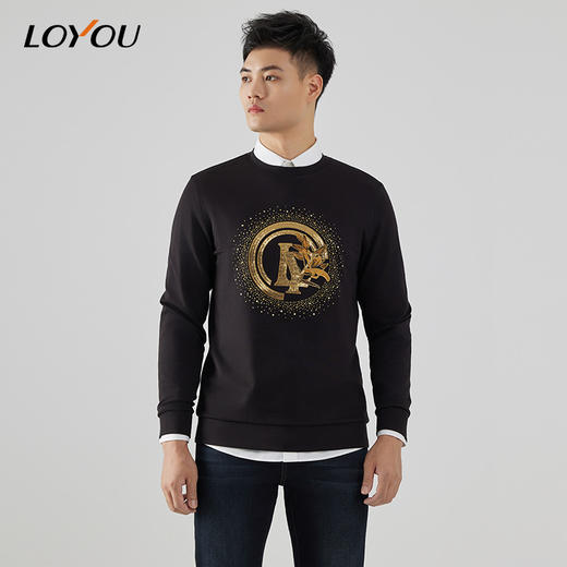 【名盾】LOYOU/朗逸秋冬新品卫衣潮流时尚上衣 商品图1