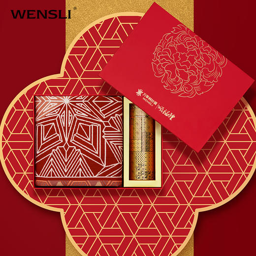 WENSLI/万事利 《盛世颂锦》-围巾高端保温杯礼盒 商品图3
