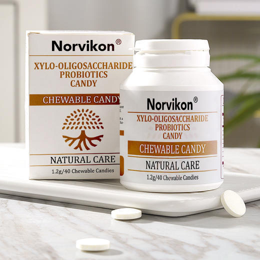【Norvikon清幽片】美国进口保护肠胃，满口清香，40粒/瓶 商品图1
