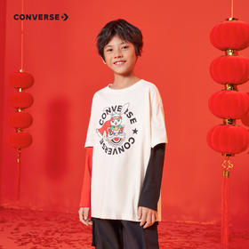 CONVERSE 春 大童 小童 长袖T恤 CNVN-LK-D691