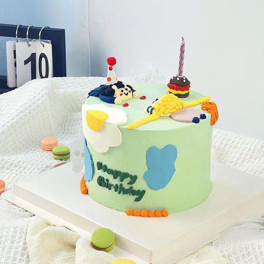 情侣手绘生日蛋糕 | 烤爱 商品图0