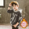 MLY-9-16 儿童装男童冬装加绒卫衣一体绒秋冬款2022新款男孩冬季加厚连帽潮 商品缩略图8