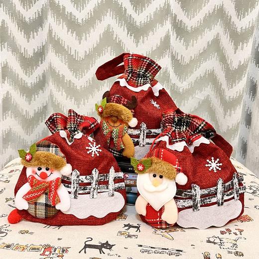 圣诞节装饰品圣诞礼物袋圣诞糖果袋平安果袋圣诞苹果袋圣诞手提袋gjl35 商品图2