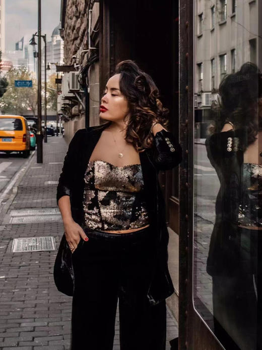 CG｜Sequin Susan Tube Top [亮片抹胸上衣 2色可选] 商品图4