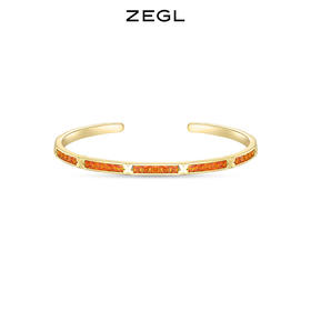 ZEGL设计师本命年系列如意兔手镯女ins小众设计高级感开口手饰品
