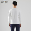 【名盾】LOYOU/朗逸秋冬新品棉T恤白色百搭 商品缩略图3