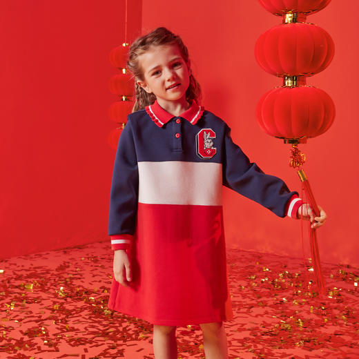 CONVERSE 春 大童 小童 连衣裙 CNVG-DR-D555 商品图2