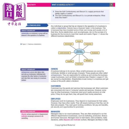 【中商原版】Edexcel International GCSE (9-1) Business Student Book 培生爱德思IGCSE(9-1)商务教材课本 商品图7