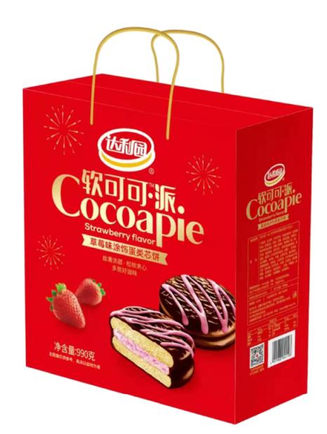 jf 达利园软可可派草莓味884g 商品图0
