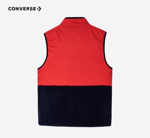 converse匡威童装冬新款拼色羊羔绒保暖马甲砍肩休闲CV2242054 商品图1