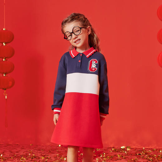 CONVERSE 春 大童 小童 连衣裙 CNVG-DR-D555 商品图4
