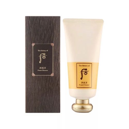 氨基酸+植物精粹✨洗得干净不拔干 调节水油平衡 泡沫绵密像做SPA🧖‍♀️【保税仓】whoo后拱辰享洗面奶180ml正装