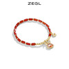 ZEGL设计师本命年系列如意兔子竹节手链女ins小众设计红玛瑙手饰 商品缩略图3