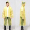 一次性雨衣成人透明80克PE连体徒步男女士户外轻薄防水防护雨披随机颜色1件 商品缩略图2