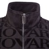 【新品速递】Emporio Armani 男士黑色全身提花徽标拉链软绒外套 6L1MN1 商品缩略图2