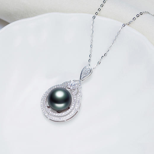 奥利维拉  珍珠套装  大溪地黑珍珠吊坠   心动的感觉  新年来袭 商品图10