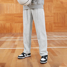 UZIS运动裤男针织直筒宽松篮球运动长裤跑步健身休闲加绒卫裤切割