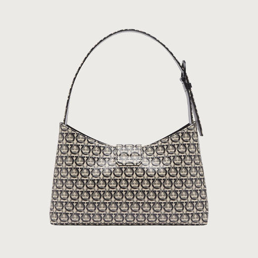 FERRAGAMO 菲拉格慕 女士Trifolio 系列皮革斜挎单肩包 混色 21 1380 748197 商品图2