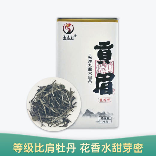 【会员日直播】湛源红 贡眉 2022年 九龙大白茶 75g/罐 买一送一 买三送四  商品图0