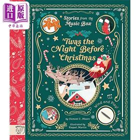 【中商原版】英文绘本音乐盒的故事圣诞前夕 Stories from the Music Box Twas the Night Before Christmas 儿童小初文学