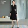 IWY/黑色新款高端正装连衣裙女小个子气质名媛职业装裙子收腰显瘦Q729-B 商品缩略图0