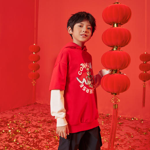 CONVERSE 春 大童 小童 卫衣 CNVN-PO-D693 商品图2