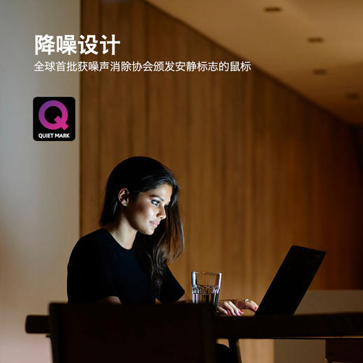 罗技（Logitech）M220 轻音鼠标 无线鼠标 办公鼠标 对称鼠标 带无线微型接收器 灰黑色 商品图2