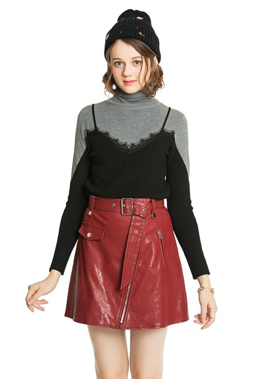 SUMMER & SAGE 假两件高领上衣 3600 商品图0